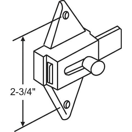 Strybuc Slide Latch Surface Mount 91-79